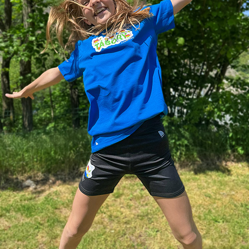 Krátké legíny holka