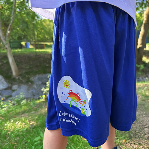 Šortky s žábou kluk