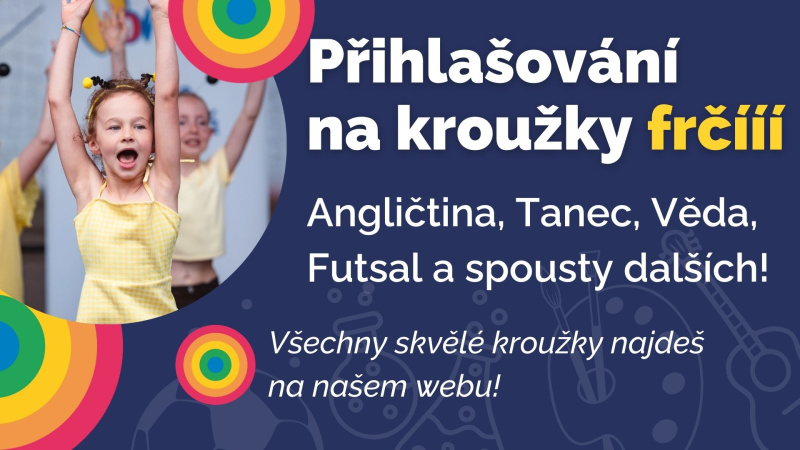 Vyber si ten svůj kroužek už teď!