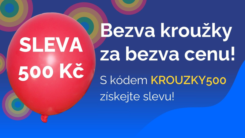 Poslední volná místa a sleva k tomu!