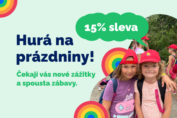 Tábory ještě výhodněji! 