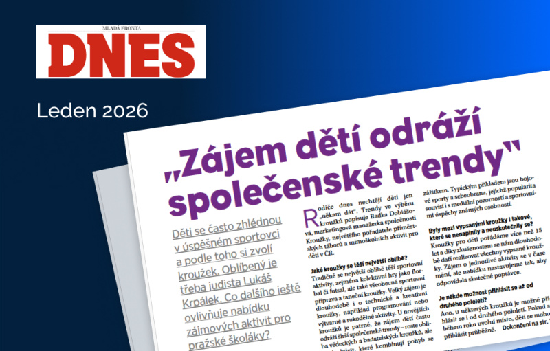 MLADÁ FRONTA dnes píše o nás!