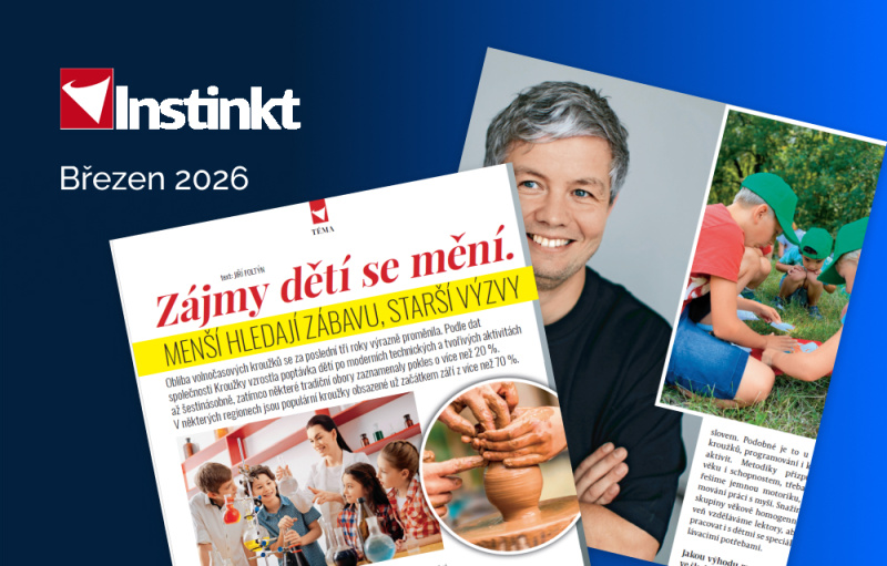 Kroužky v časopise Instinkt