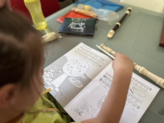 Kroužek Hra na flétnu