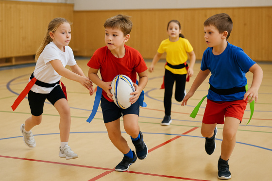 Bezkontaktní rugby pro 1. stupeň