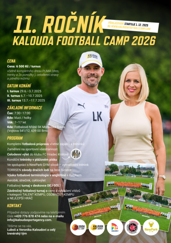 Tábor KALOUDA FOOTBALL CAMP